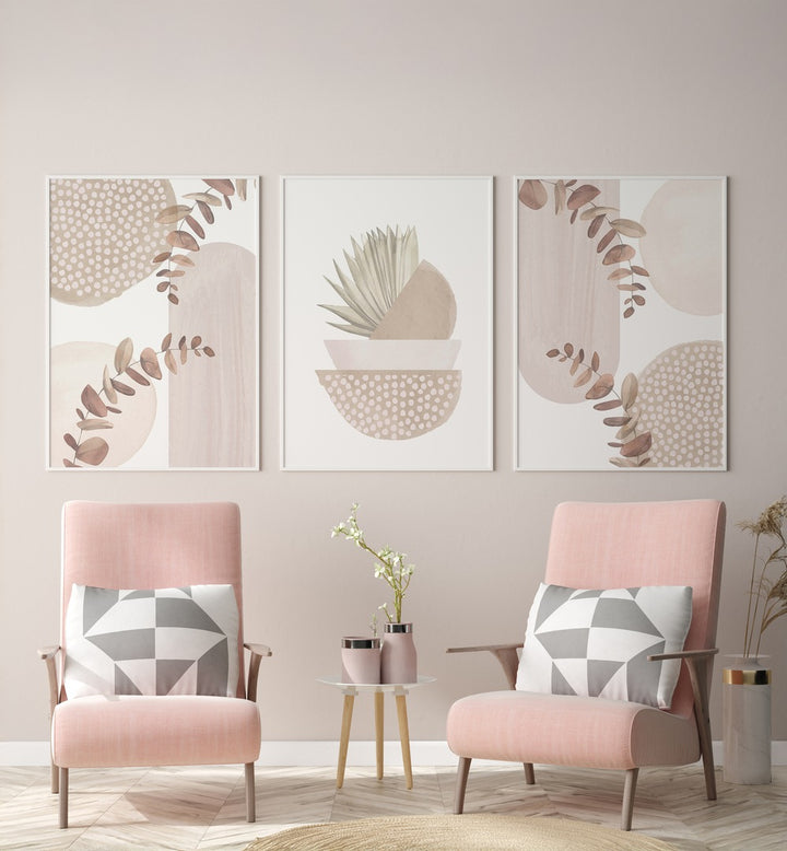 DRIFTWOOD DREAMS SET , SET OF 3 PAINTINGS