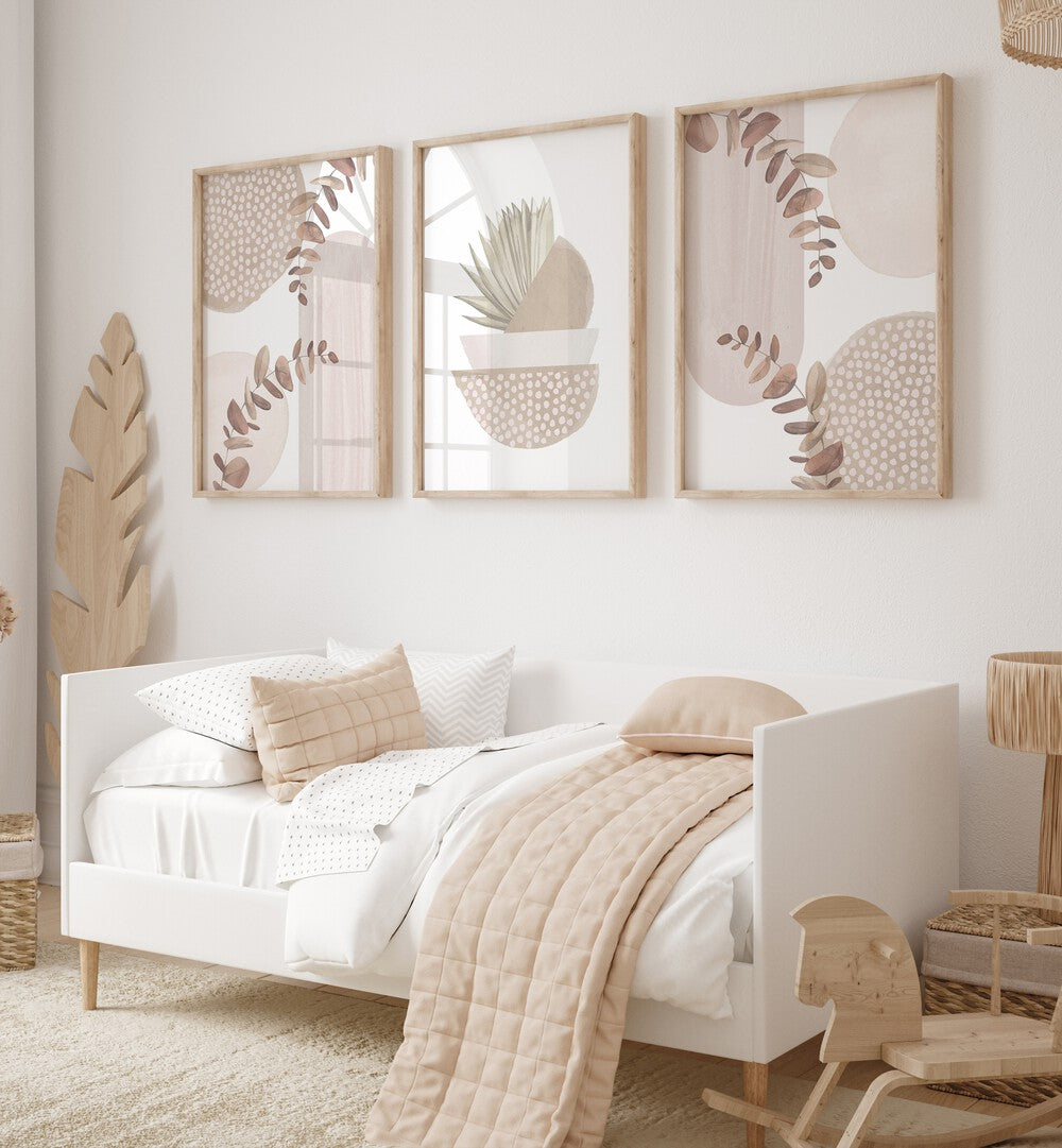 DRIFTWOOD DREAMS SET , SET OF 3 PAINTINGS