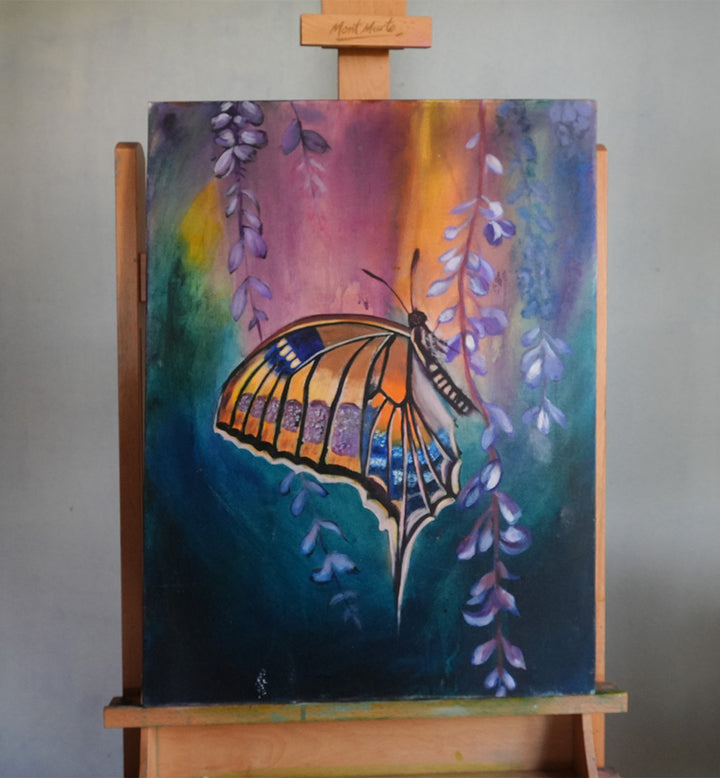 STILLNESS BEFORE FLIGHT ,HANDEMADE ARTWORKS