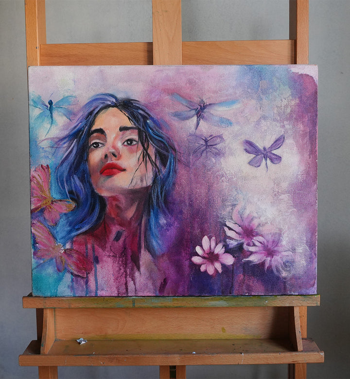 SURROUNDED BY BECOMING ,HANDEMADE ARTWORKS
