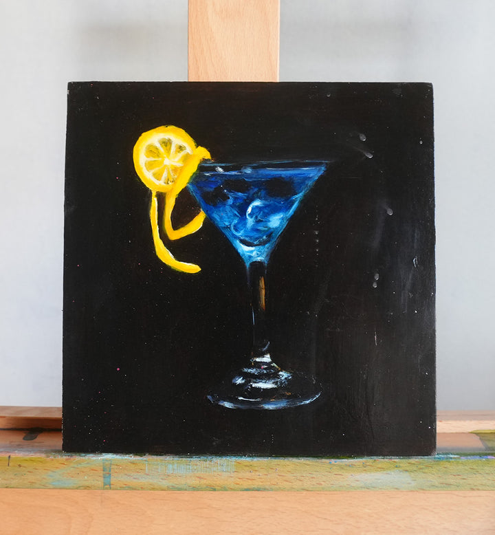 COBALT CITRUS ,HANDEMADE ARTWORKS