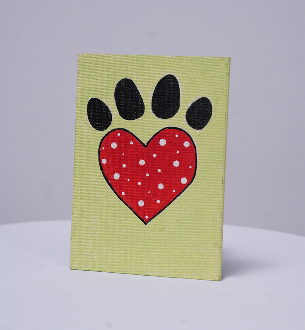 POLKA PAWS – HANDPAINTED BOOK