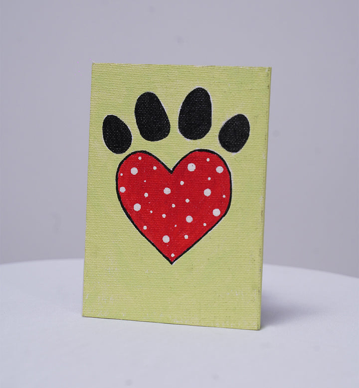 POLKA PAWS – HANDPAINTED BOOK