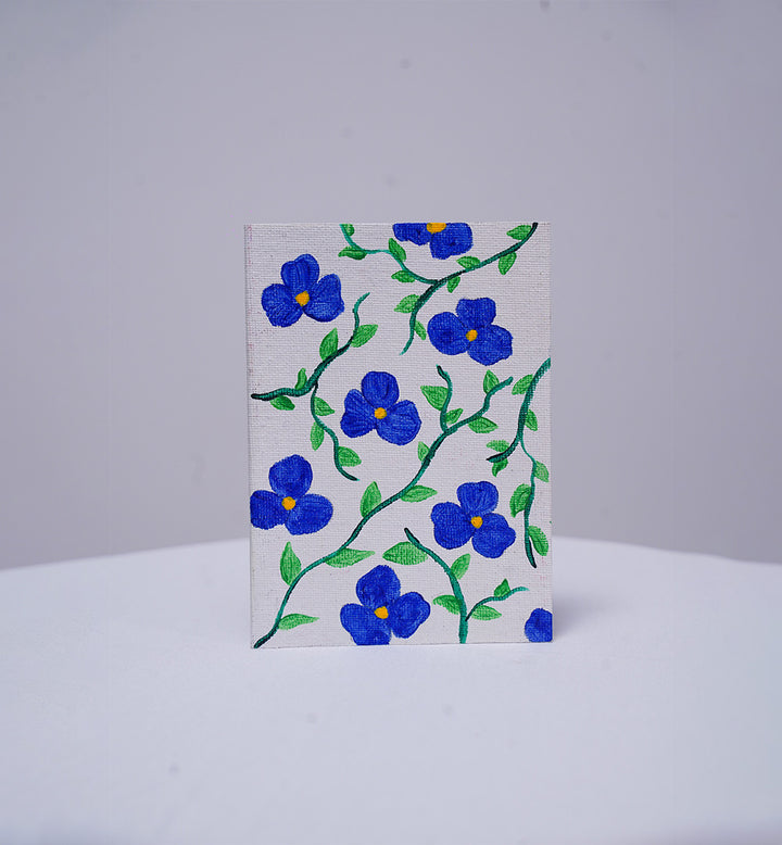 SAPPHIRE VINES – HANDPAINTED BOOK