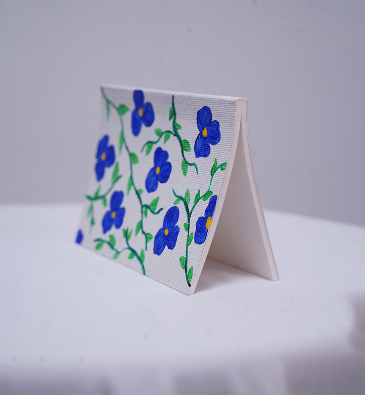 SAPPHIRE VINES – HANDPAINTED BOOK