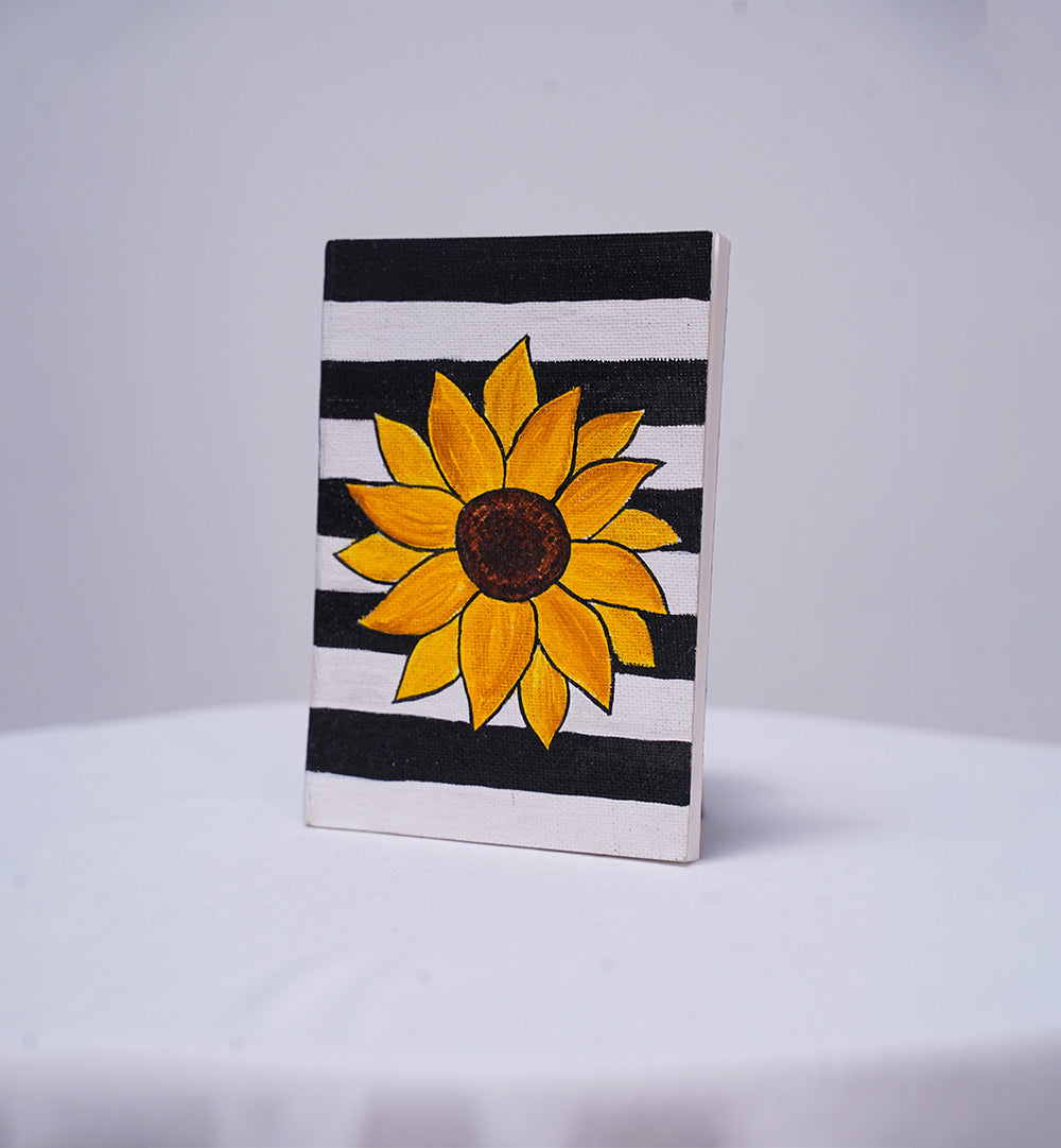SUNFLOWER SERENITY – HANDPAINTED BOOK