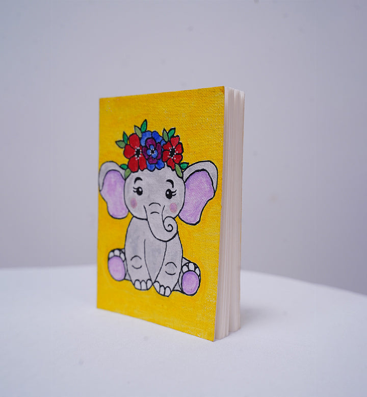 FLORAL ELEPHANT – HANDPAINTED BOOK