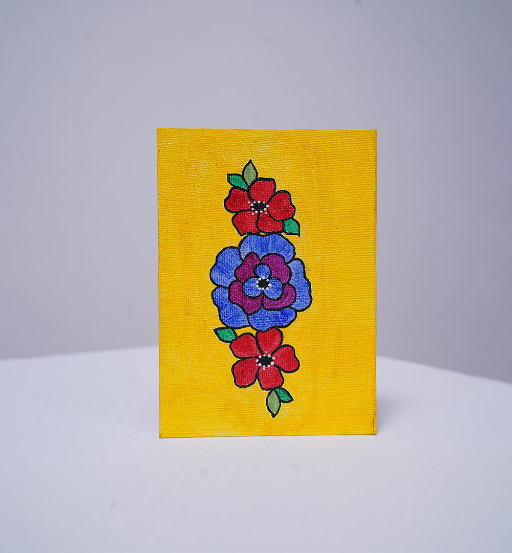 FLORAL ELEPHANT – HANDPAINTED BOOK