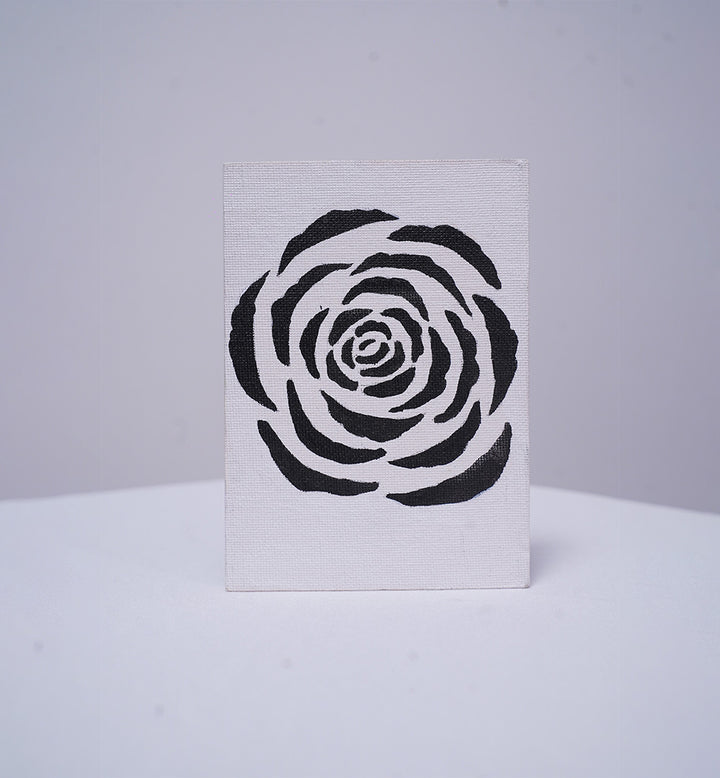 MONOCHROME MUSE – HANDPAINTED BOOK