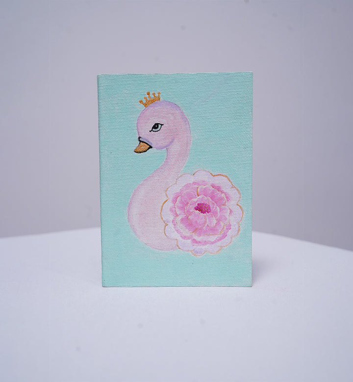 BLUSH SWAN PRINCESS – HANDPAINTED BOOK