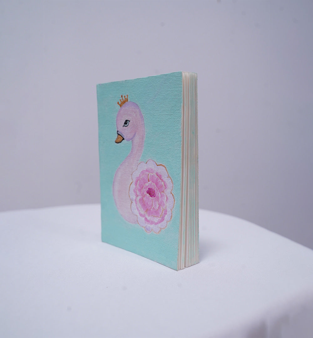 BLUSH SWAN PRINCESS – HANDPAINTED BOOK