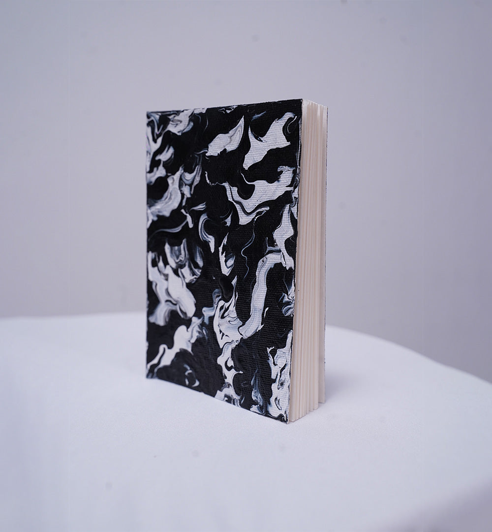 MIDNIGHT MARBLE – HANDPAINTED BOOK