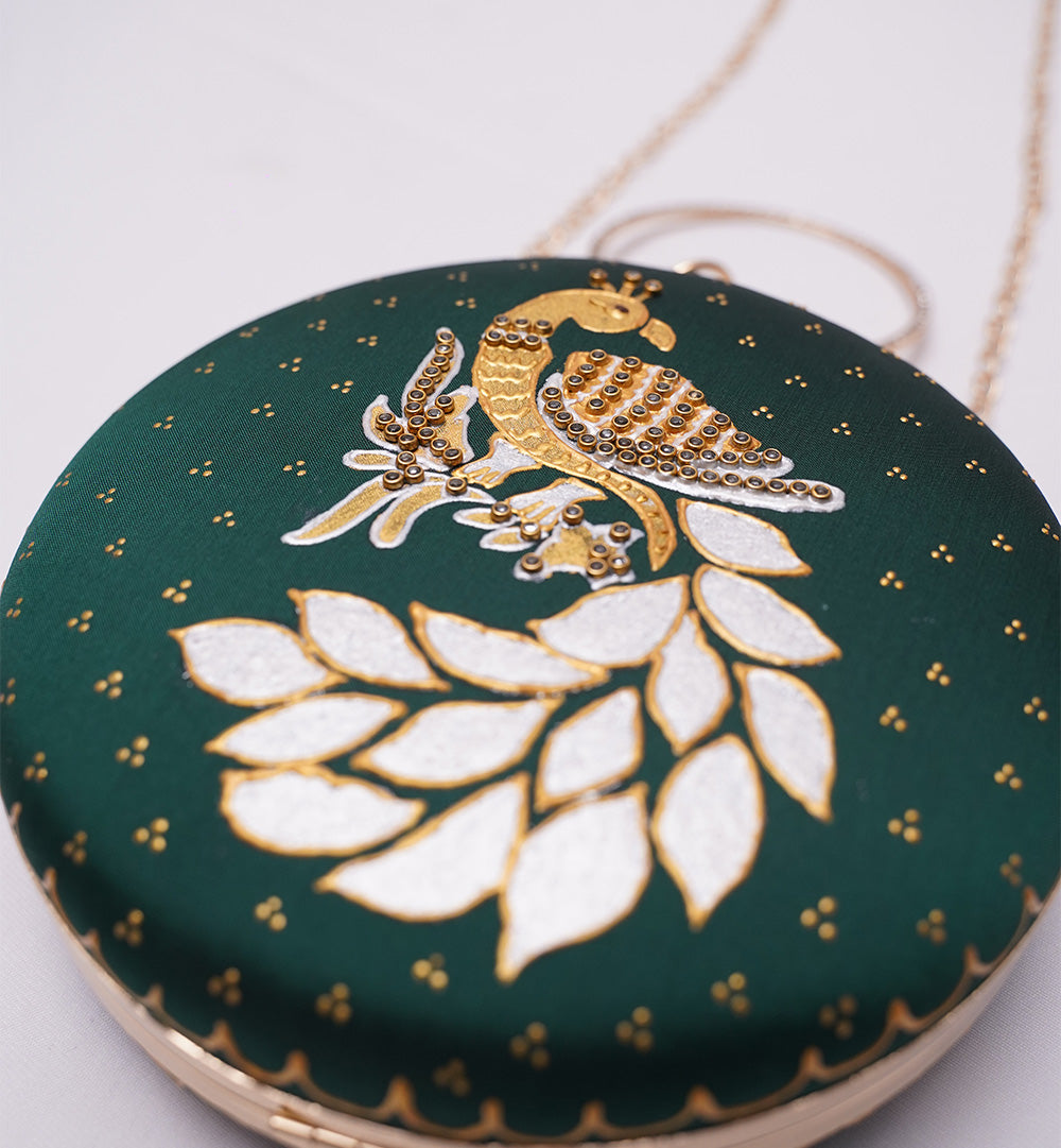 EMERALD MAYURA LUXE – HANDCRAFTED BAG