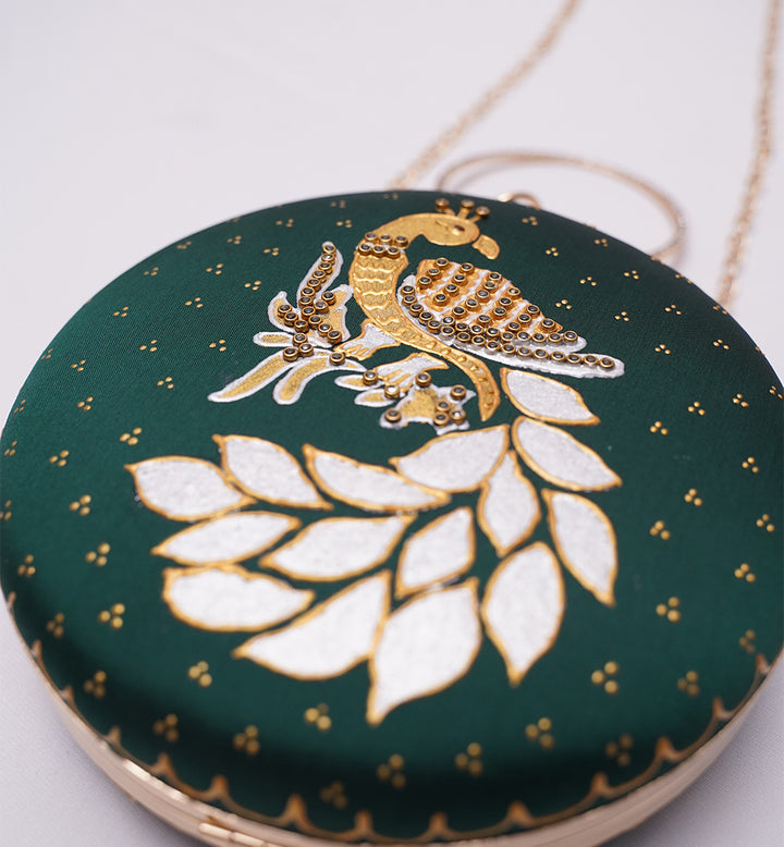 EMERALD MAYURA LUXE – HANDCRAFTED BAG
