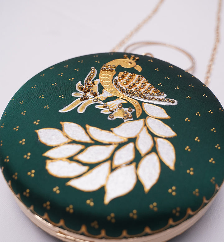 EMERALD MAYURA LUXE – HANDCRAFTED BAG