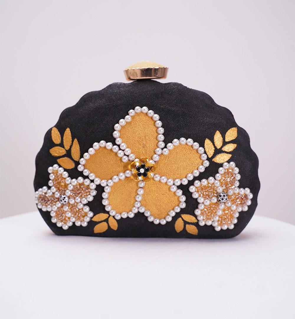 GOLDEN BLOOM SIGNATURE CLUTCH