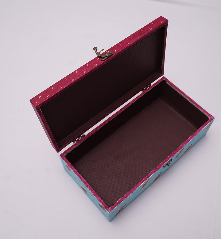 HERITAGE PEACOCK LOTUS KEEPSAKE BOX
