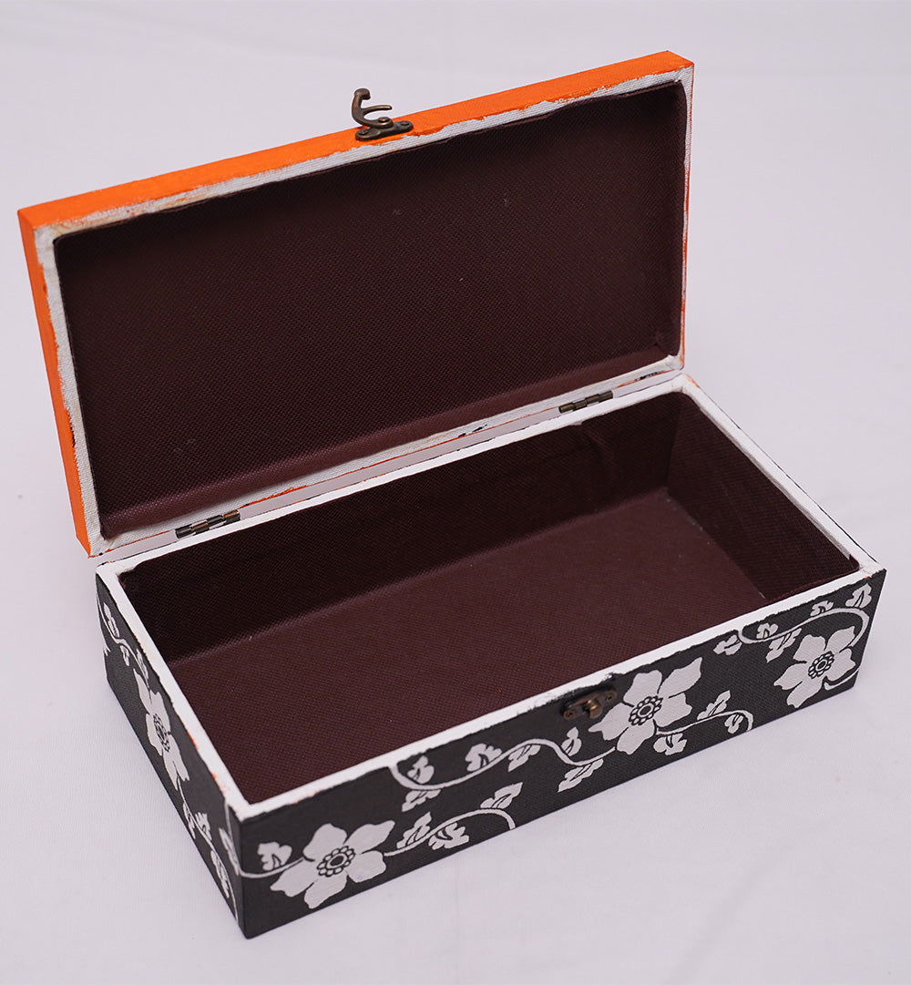 ROYAL KALAMKARI-INSPIRED PEACOCK KEEPSAKE BOX