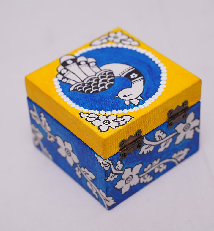 MINI PEACOCK BLOOM KEEPSAKE BOX