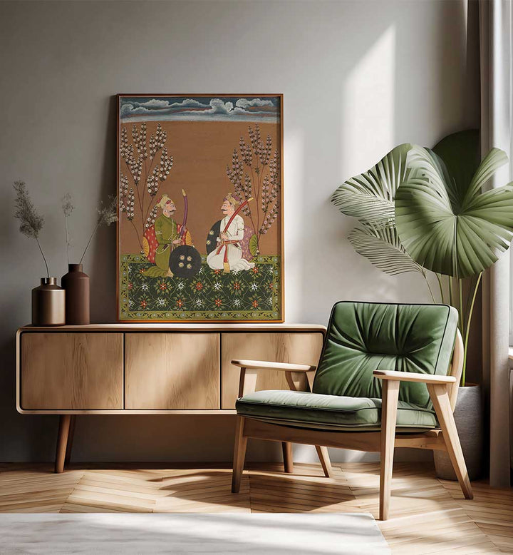 DUEL OF HONOR , INDIAN ART PAINTINGS