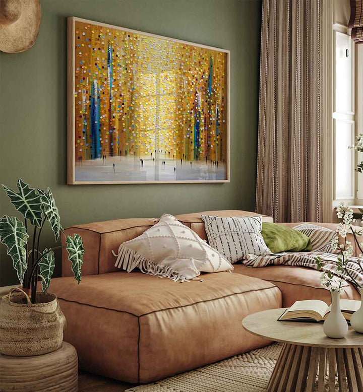 DUSK'S EMBRACE , MODERN IMPRESSIONISM PAINTINGS