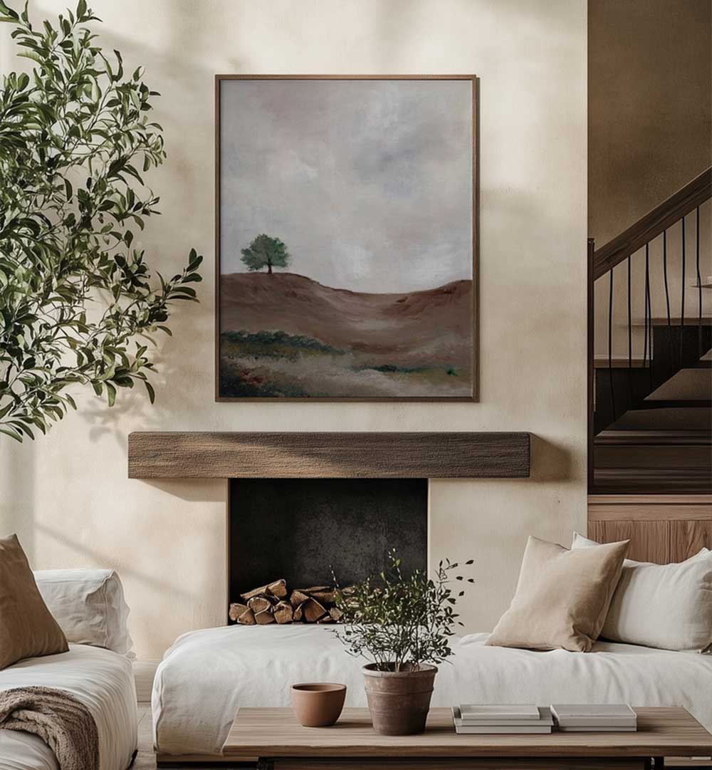 DUSTY LAND , LANDSCAPE PAINTINGS