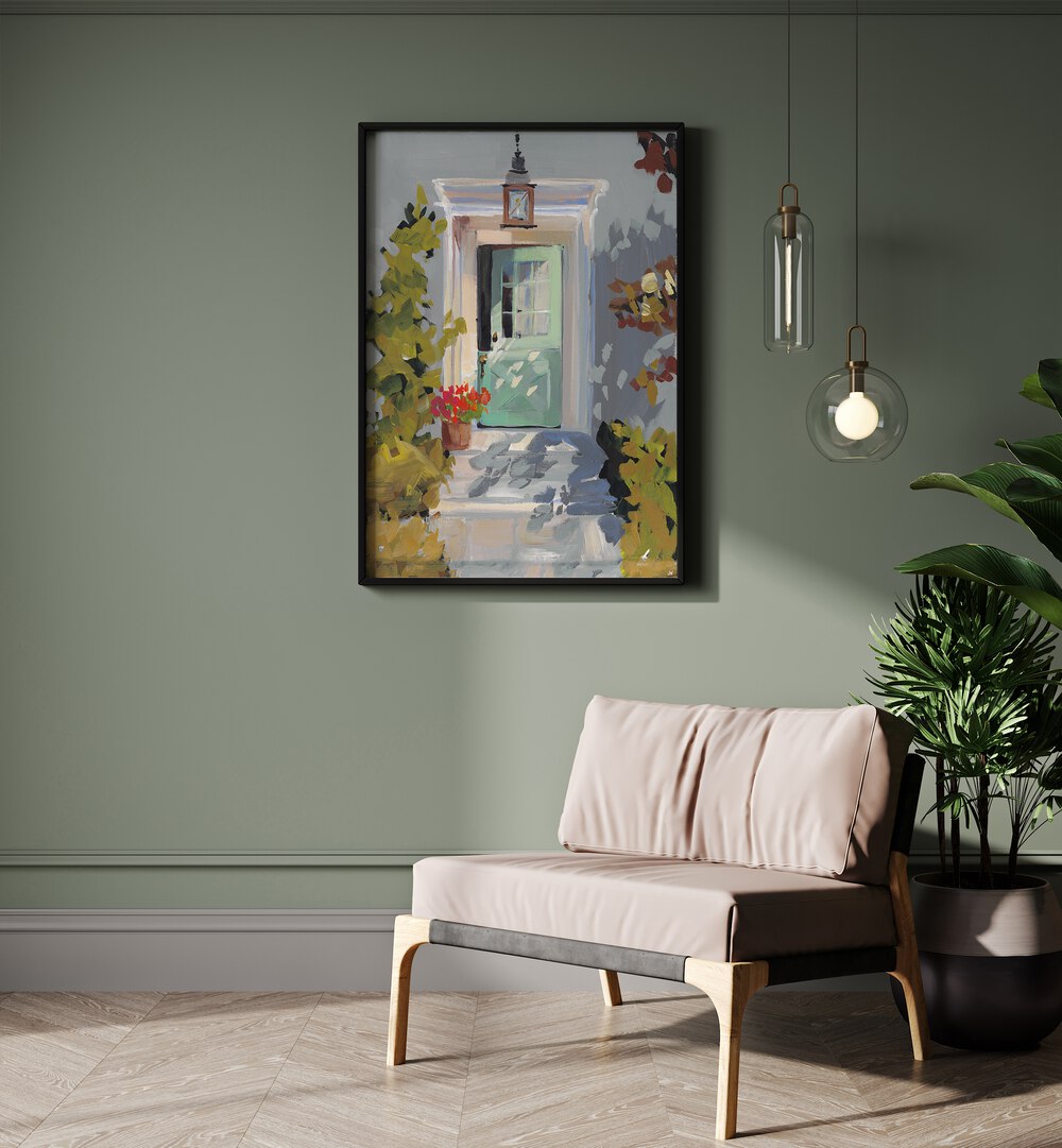 Brighten your space with DUTCH DOOR, FLORAL FLOWER PAINTINGS, showcasing vibrant colors and abstract floral artistry.