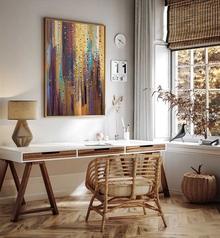 DYNAMIC CITY , MODERN IMPRESSIONISM PAINTINGS