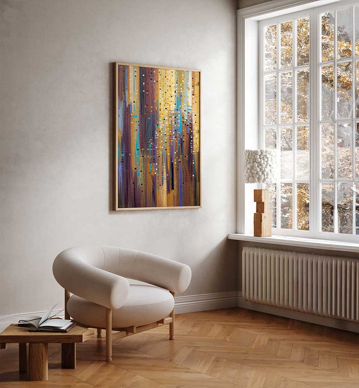 DYNAMIC CITY , MODERN IMPRESSIONISM PAINTINGS