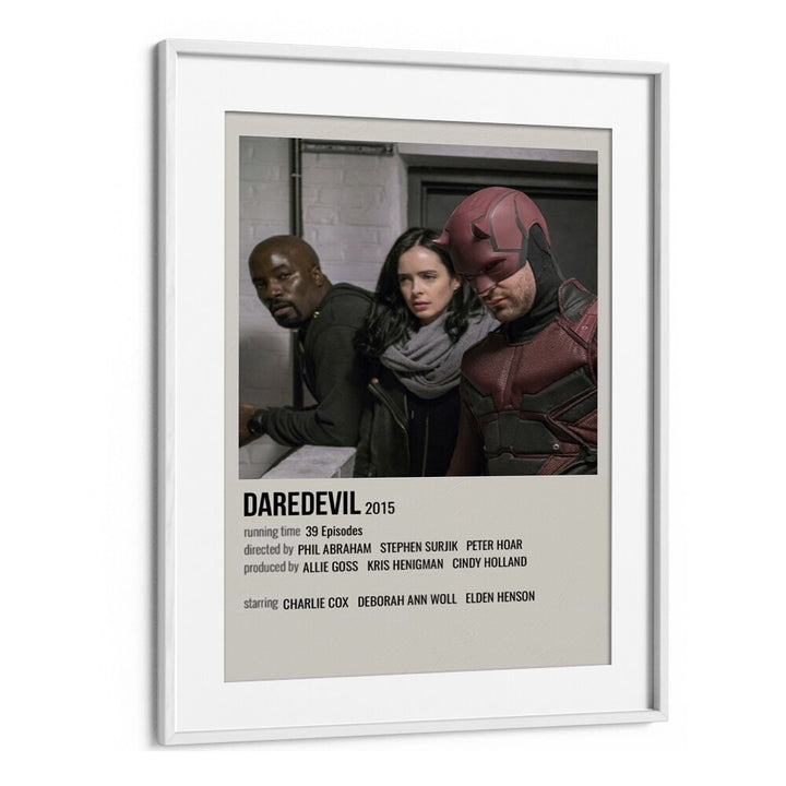 Daredevil Movie Posters in White Frame With Mount