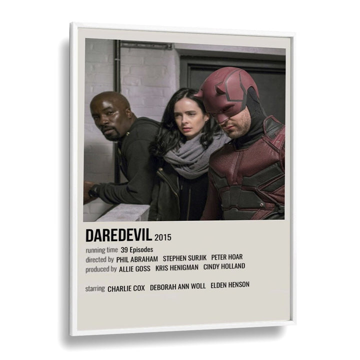 Daredevil Movie Posters in White Plain Frame