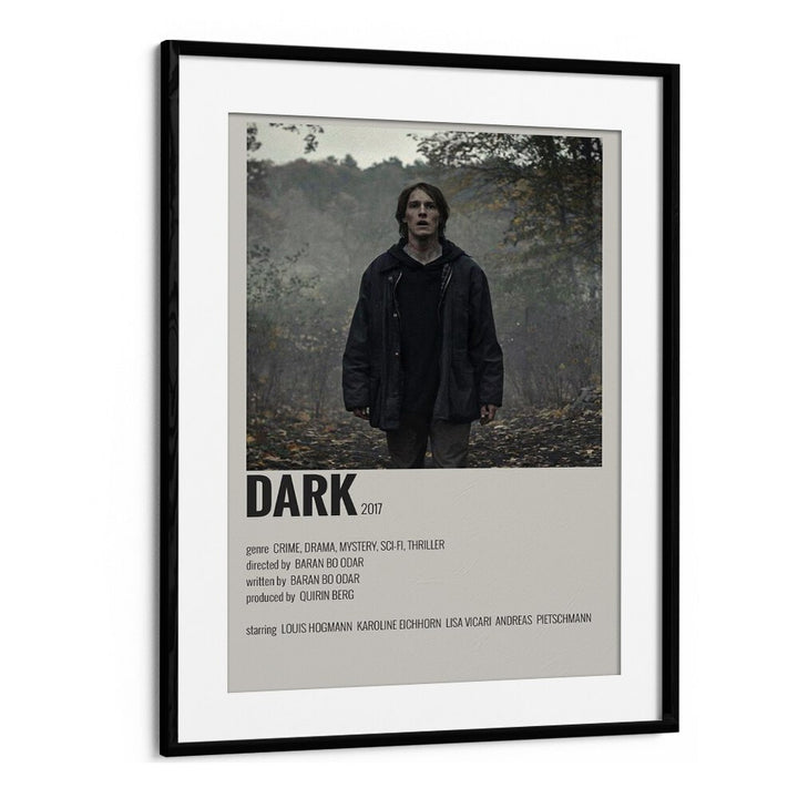 Dark Movie Posters in Black Frame With Mount