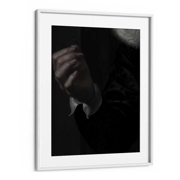 Dark Romance The Royal Gothic Engagement Ring Gothic Art Prints in White Frame With Mount