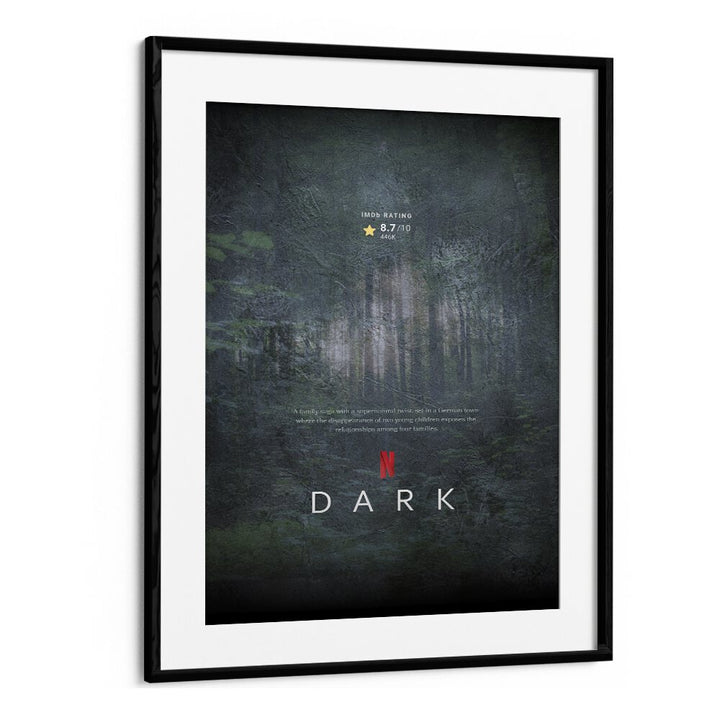 Dark by Grishma Korjani Movie Posters in Black Frame With Mount