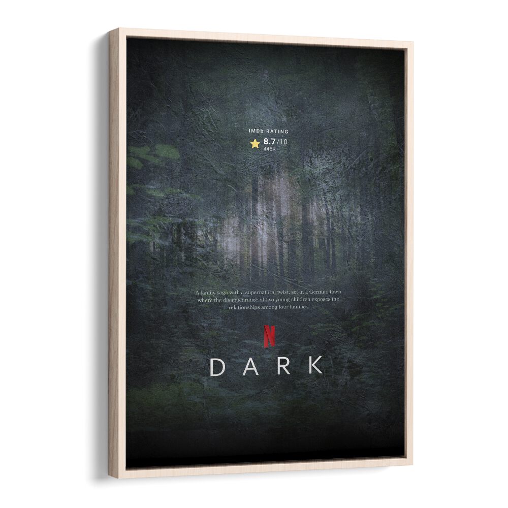 Dark by Grishma Korjani Movie Posters in Oak Wood Floater Frame