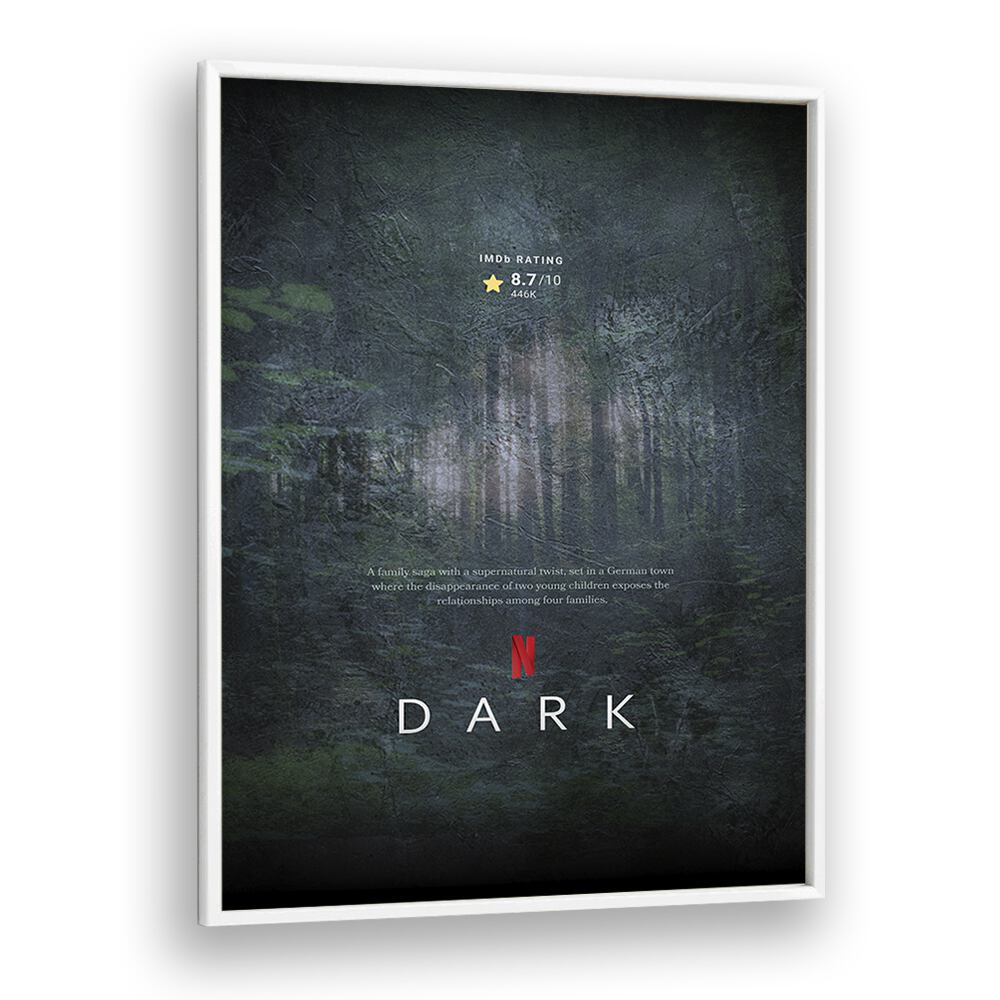 Dark by Grishma Korjani Movie Posters in White Plain Frame