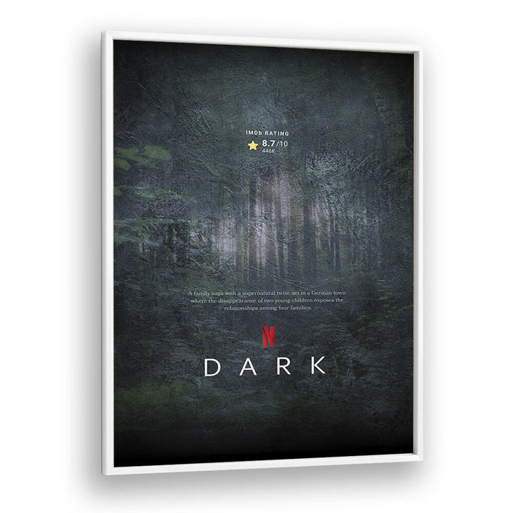 Dark by Grishma Korjani Movie Posters in White Plain Frame