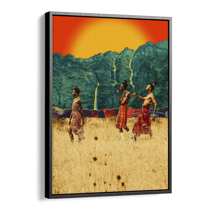 Day Ones By Cosmo Zach Surreal Art Prints Surrealism in Black Floater Frame