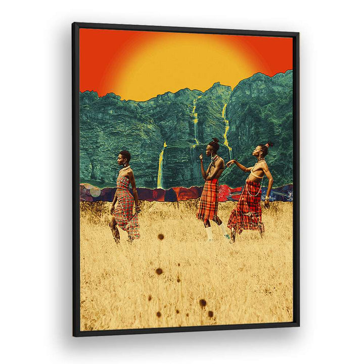 Day Ones By Cosmo Zach Surreal Art Prints Surrealism in Black Plain Frame