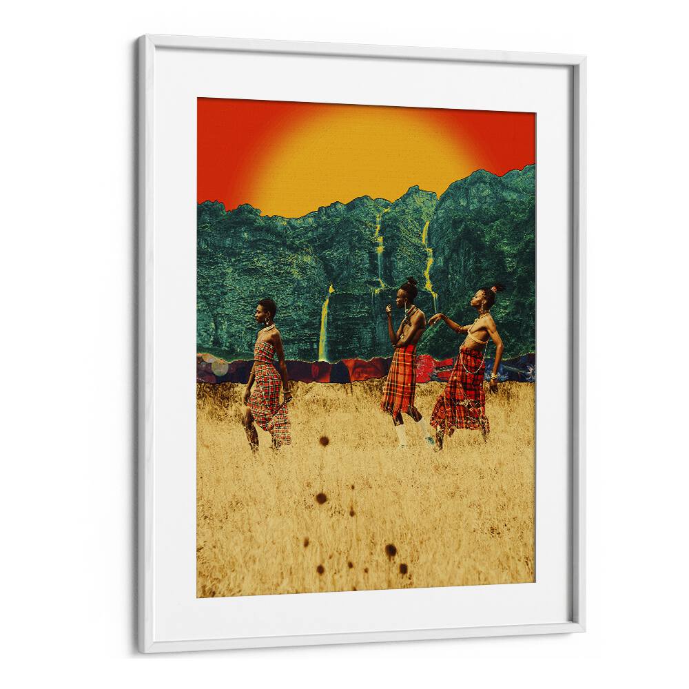 Day Ones By Cosmo Zach Surreal Art Prints Surrealism in White Frame With Mount