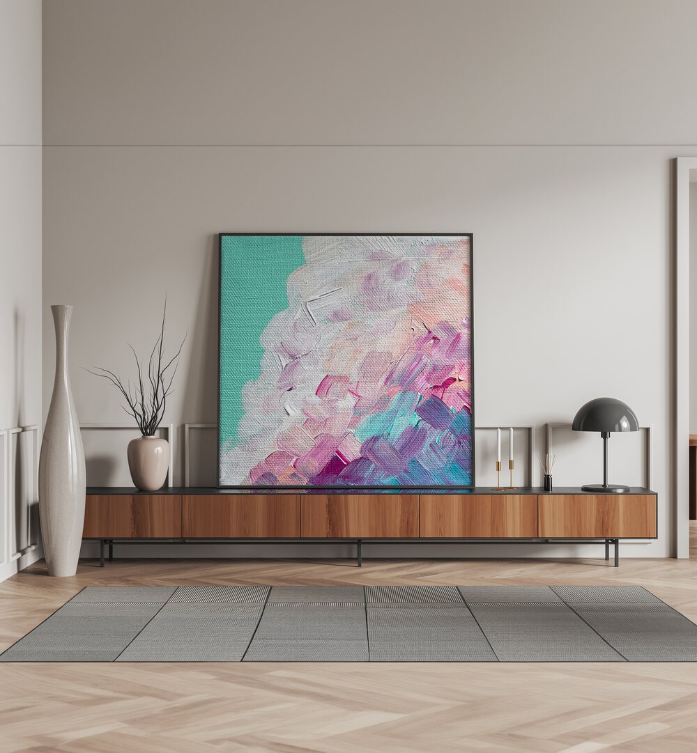 Transform your space with DAYDREAM, ABSTRACT PAINTINGS by Key and Sea Creative, capturing serenity and imagination.