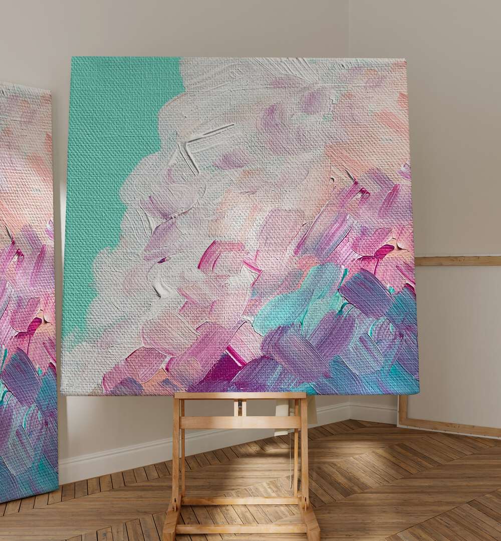 Transform your space with DAYDREAM, ABSTRACT PAINTINGS by Key and Sea Creative, embodying serenity and imagination.