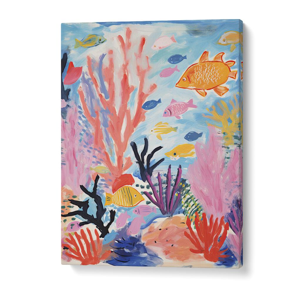 Deep Ocean I  Kids Paintings in Gallery Wrap