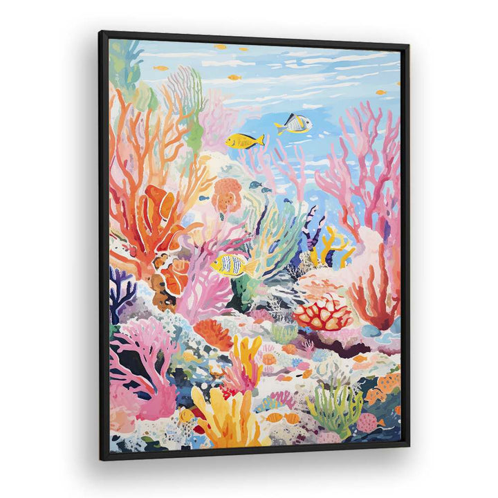 Deep Ocean II  Kids Paintings in Black Plain Frame