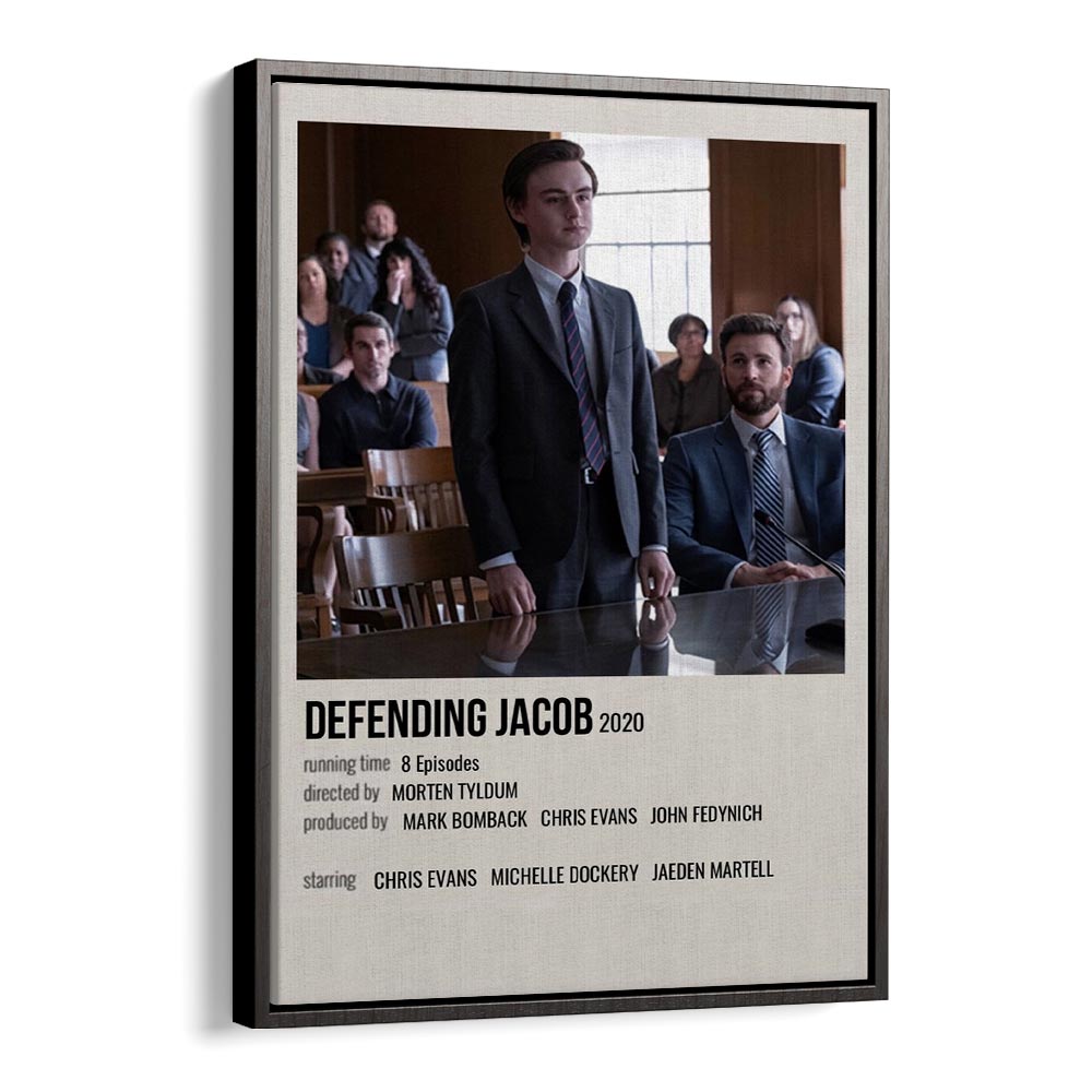 Defending Jacob 2020 Movie Posters in Black Floater Frame