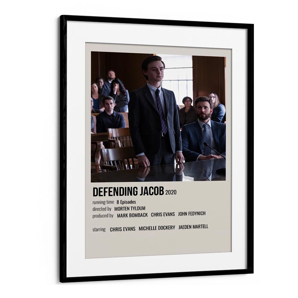 Defending Jacob 2020 Movie Posters in Black Frame With Mount