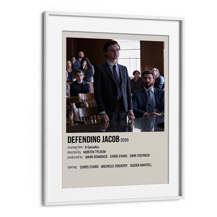 Defending Jacob 2020 Movie Posters in White Frame With Mount