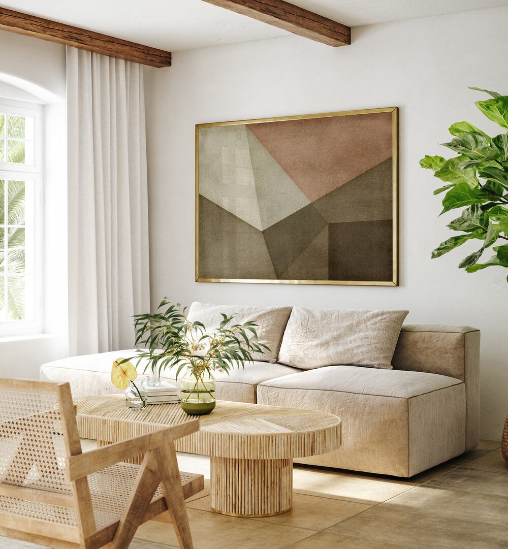 Stunning DETACHED, ABSTRACT PAINTINGS enhance modern living spaces with creativity and sophistication.