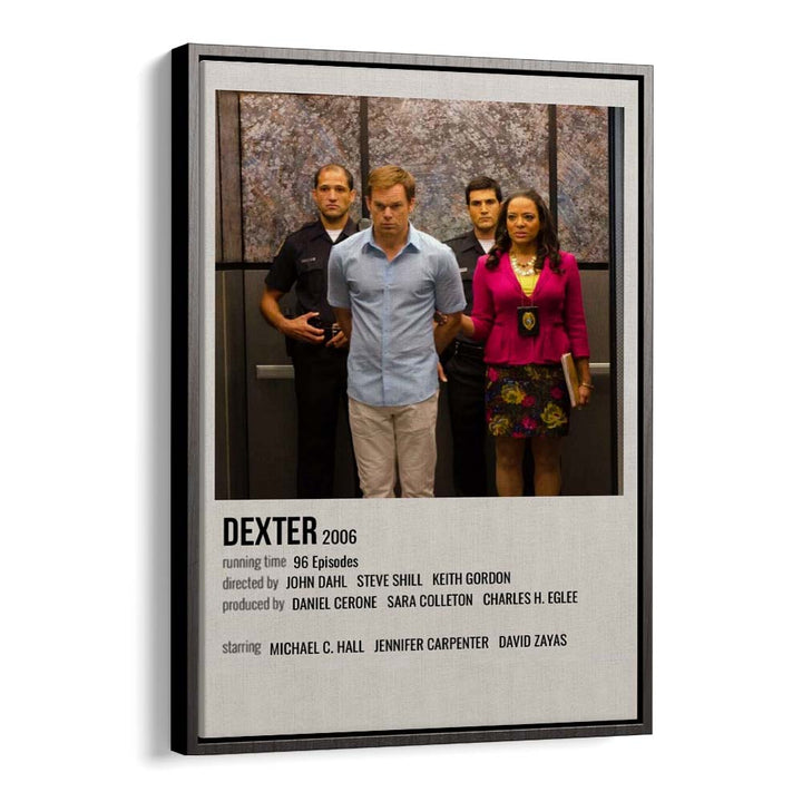 Dexter 2006 i Movie Posters in Black Floater Frame