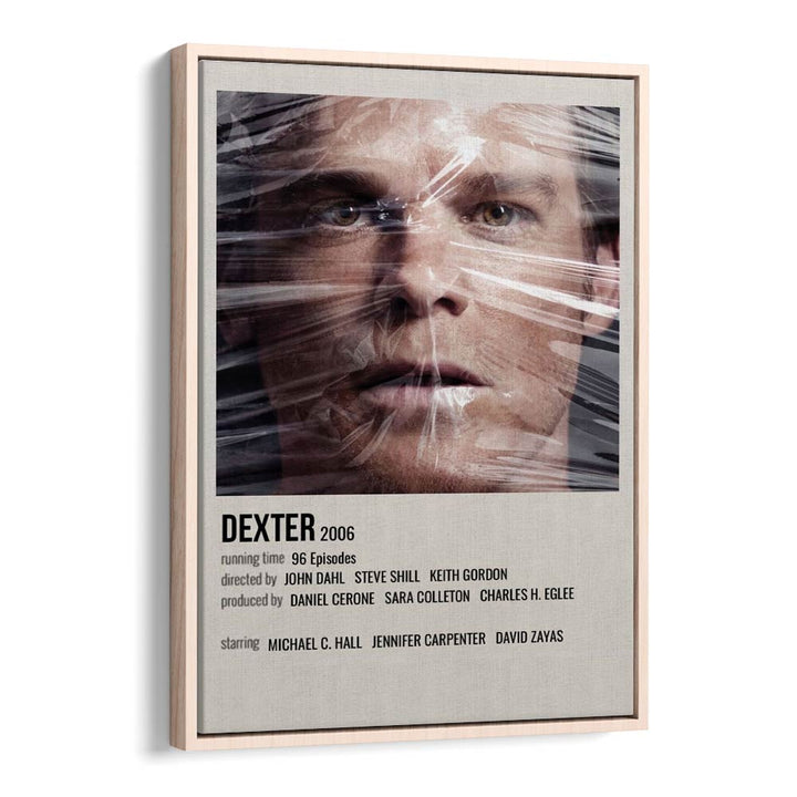 Dexter 2006 ii Movie Posters in Oak Wood Floater Frame